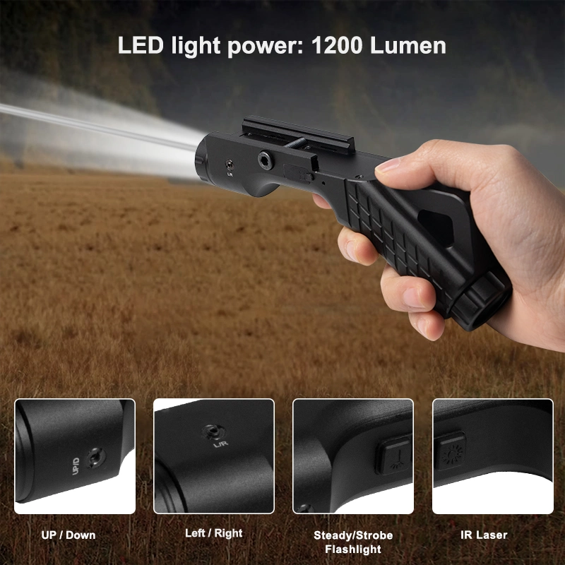 Acessórios de caça dominam a gama com laser azul Olhos Precisão Combo pode depender Gun lanterna LED