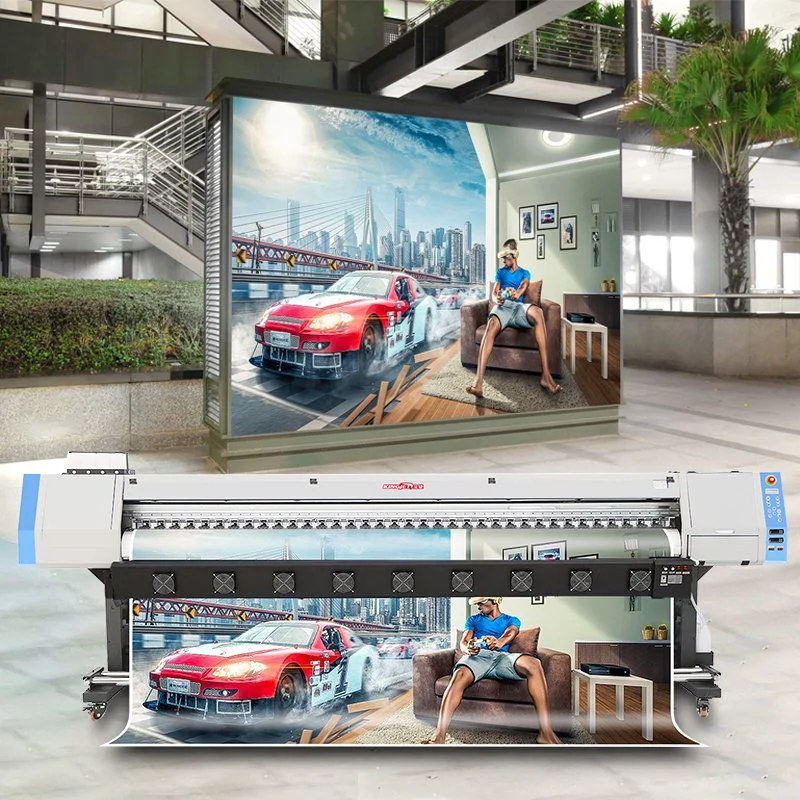 3.2m Digital Flex Banner Car Vinyl Sticker Film Poster Canvas Eco Solvent Printer Printing Machine for Sale