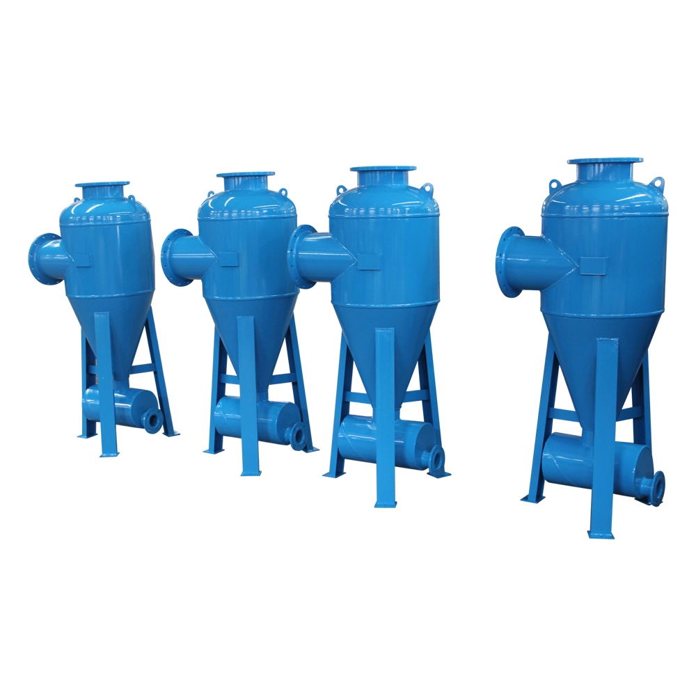 Hydrocyclone Sand Separator Water Filter with Sedimentation Tank