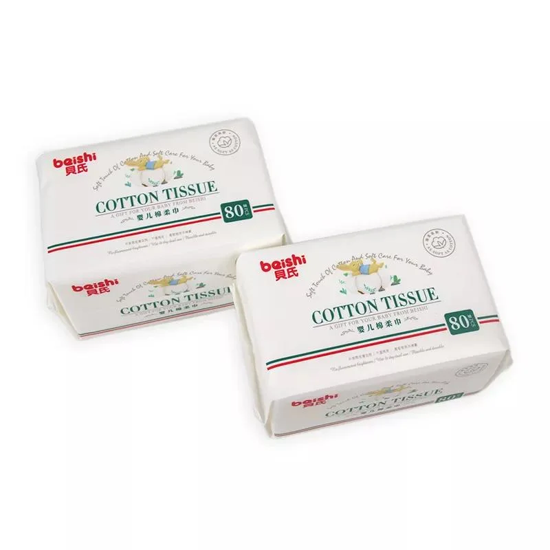 Nouvelle arrivée Échantillon gratuit de lingettes en coton doux OEM Lingettes ménagères hydrosolubles sans danger Lingettes jetables pour bébé en coton doux et doux pour la peau.