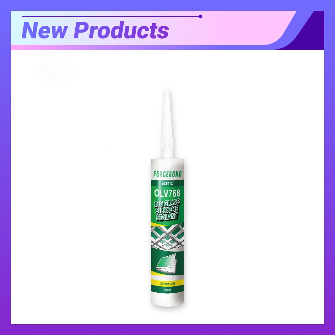 Building Sealing Aquarium Glue Waterproof Acetic Silicone Adhesive (OLV768) for Construction