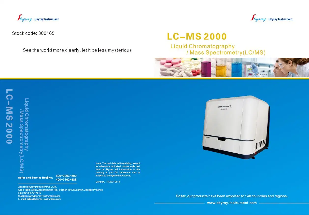 LC-Ms Lab Instrument of Liquid Chromatogram Mass Spectrometer