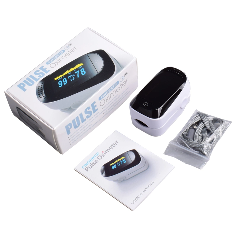 Portable Digital Hospital Finger Clip Pulse Oximter Fingertip Pulse Oximeter with FDA