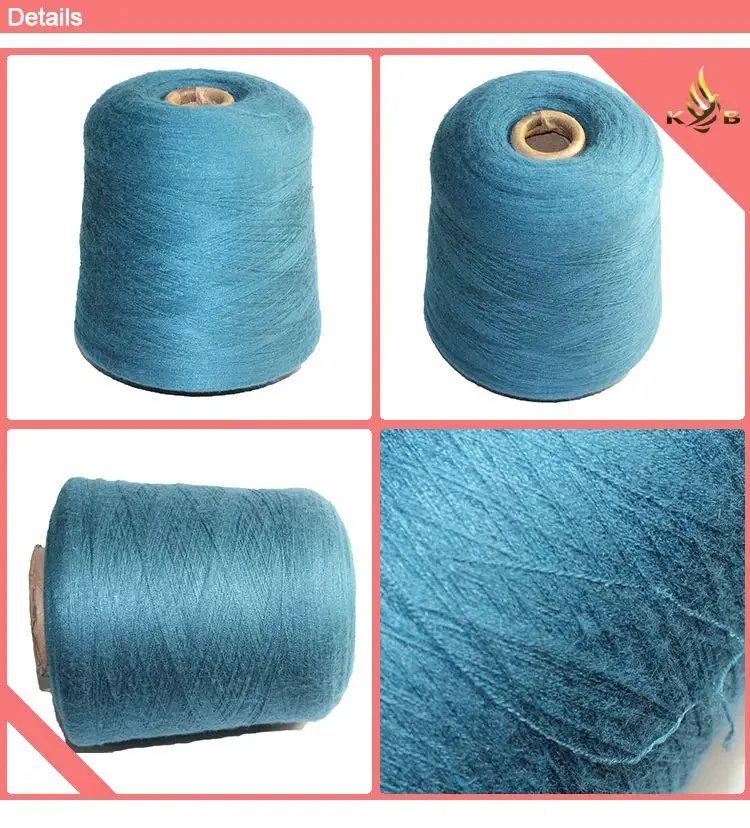 Kingeagle Hot Sale Blended Polyester Viscose Core Spun Yarn Wool Like Yarn