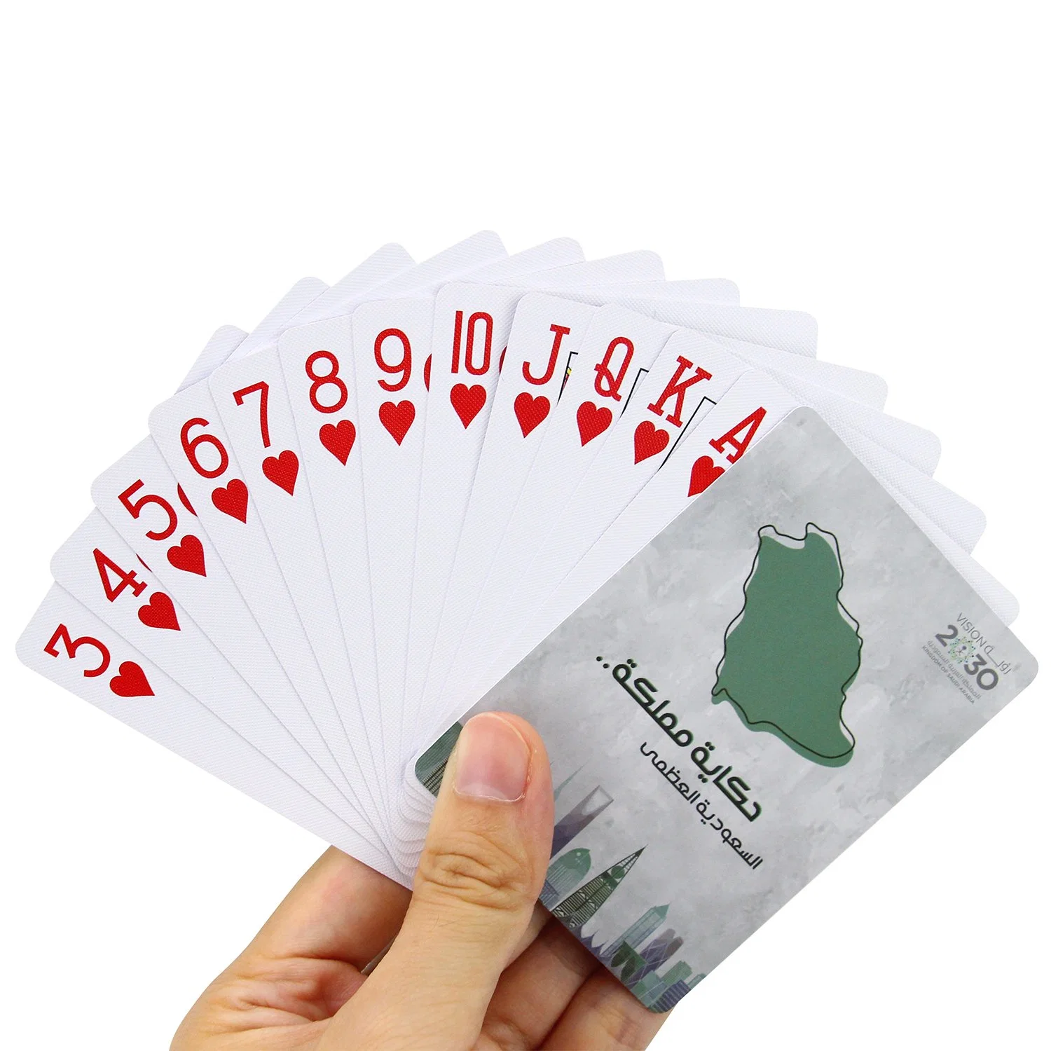 100% PVC مخصص WaterlProof Flexible Plastic PVC Poker الكويت تشغيل البطاقات