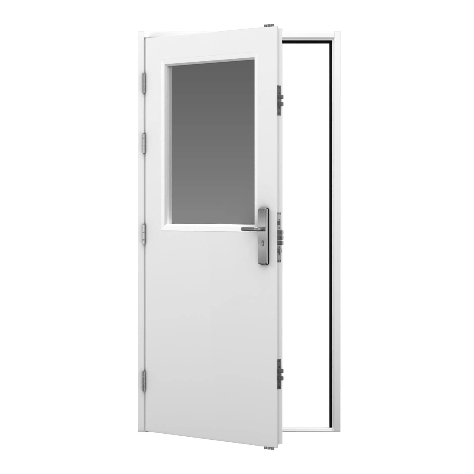 New Emergency Escape Glass Fire Doors Glazed Fire Exit Doors (Security) Sample Customization