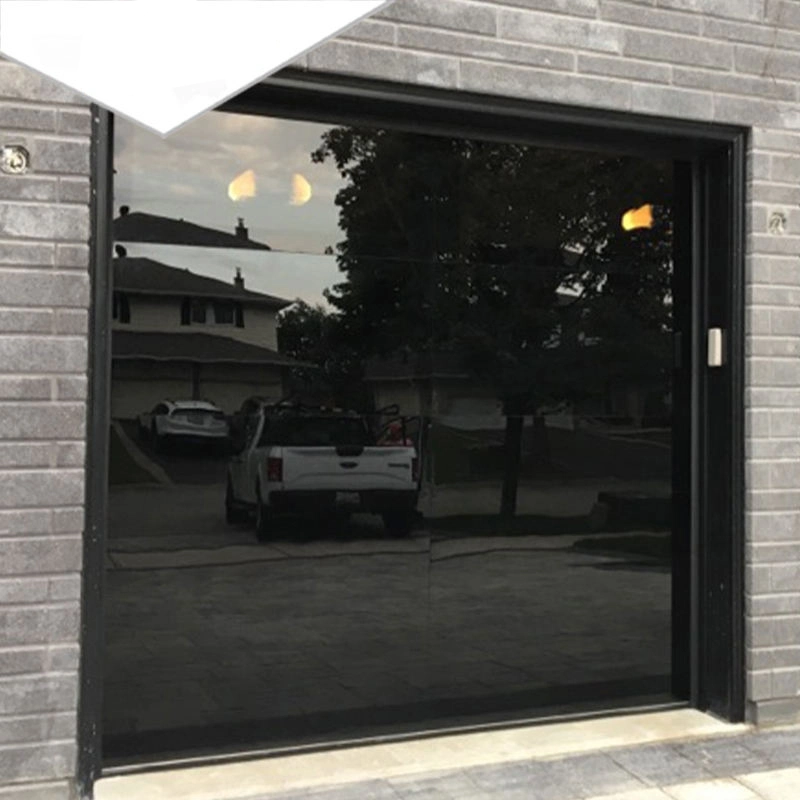 CE Approved Electrical Overhead Tempered Full View Plexiglass Garage Door Sectional Automatic Aluminum Glass Garage Door