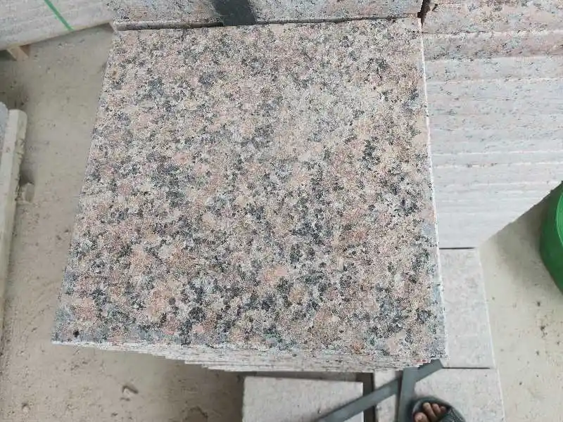 Pavimentadoras de pedra Natural azulejos de granito vermelho