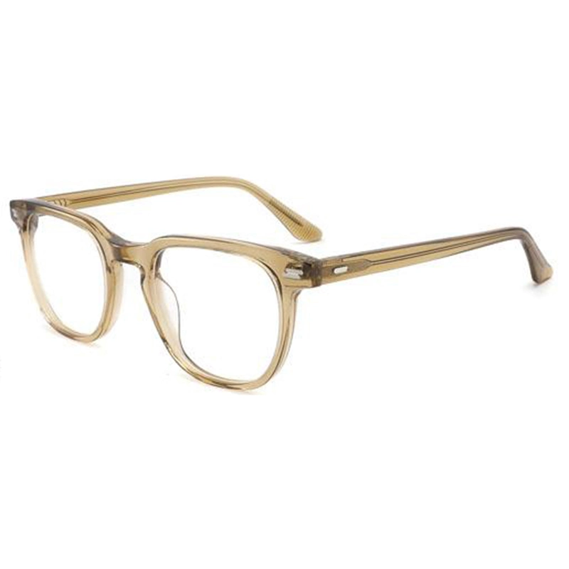 Design clássico Candy Color Acetato Brilhante Crystal Demi delicadeza óculos normais para Homens Mulheres estruturas ópticas