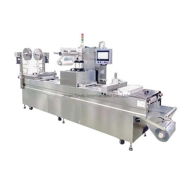 Automatic Meat Ball Beef Steak Meat Paste Vacuum Packaging Thermoforming Machine