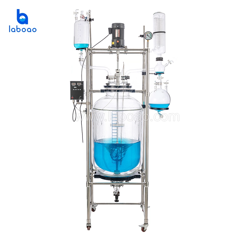 Laboao 5% off China Pharmaceutical Chemical Laboratory Jacketed Glass Reactor