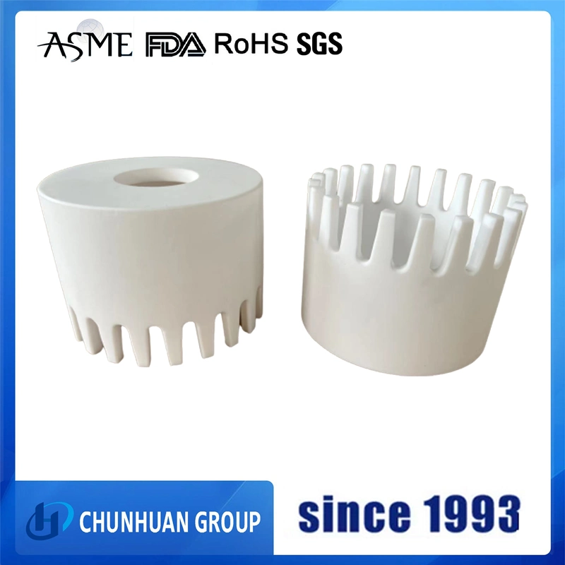 CNC Precision Machined Virgin PTFE Plastic Parts Customized for Mechanical Seal