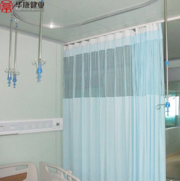 Cheaper Anti-Bacterial Disposable Medical Fire Retardant Polyester Curtain