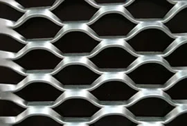 Decorative Aluminum Stainless Steel Copper Expanded Perforated Metal Diamond Wire Mesh