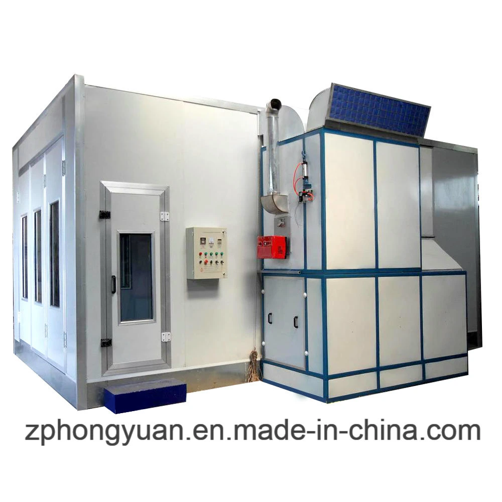 Hongyuan Factory Direct Supply Environment Protection Car Spray Paint Room with CE and Gas Burner
