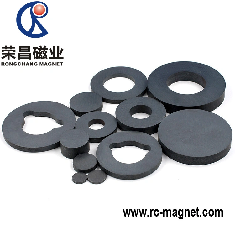 All Kinds of Strong Ring Shape Ferrite Magnet DC Motor Rotar Use