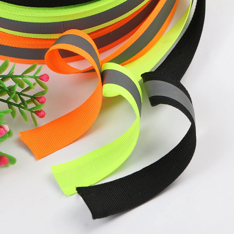 High Visibility Iron on Reflective Material Ribbon for Garments