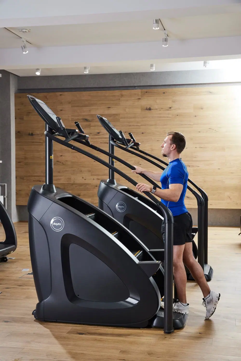 Sunsforce Simulador de Escada Hiit Máquina de Treinamento Fitness Comercial controle magnético Escalador Stairtrainer para exercício de Passo