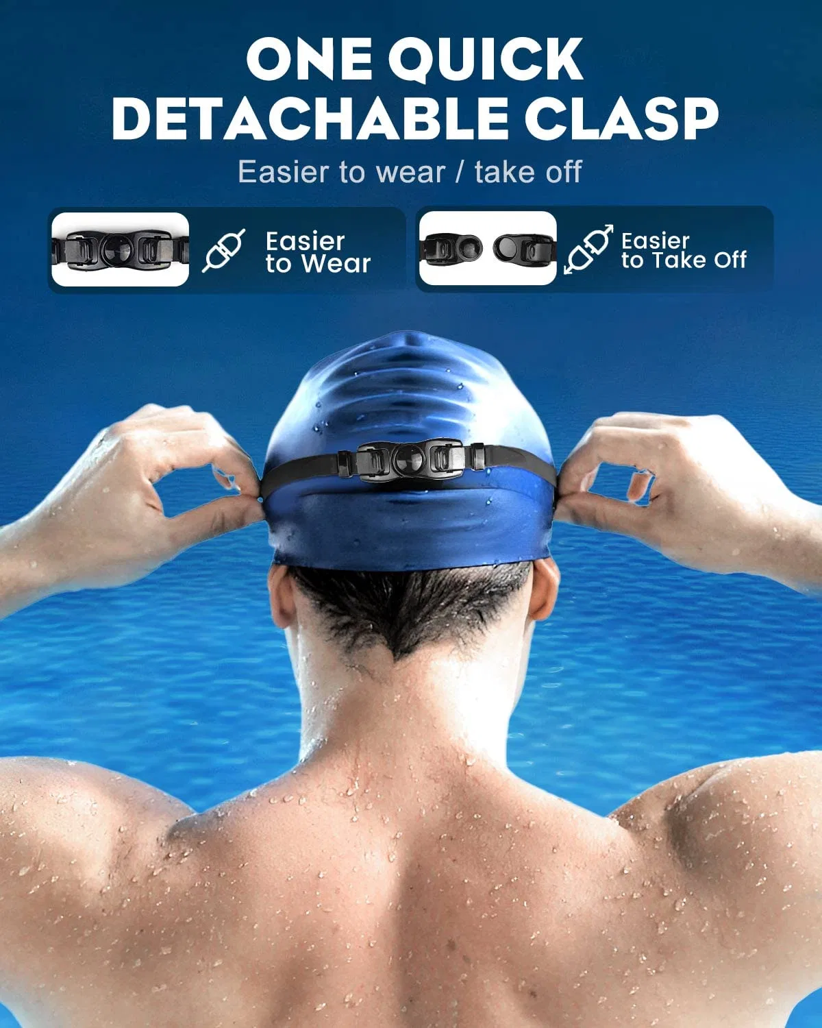 No hay fugas UV adultos nadar amplia vista Anti niebla nadar Gafas