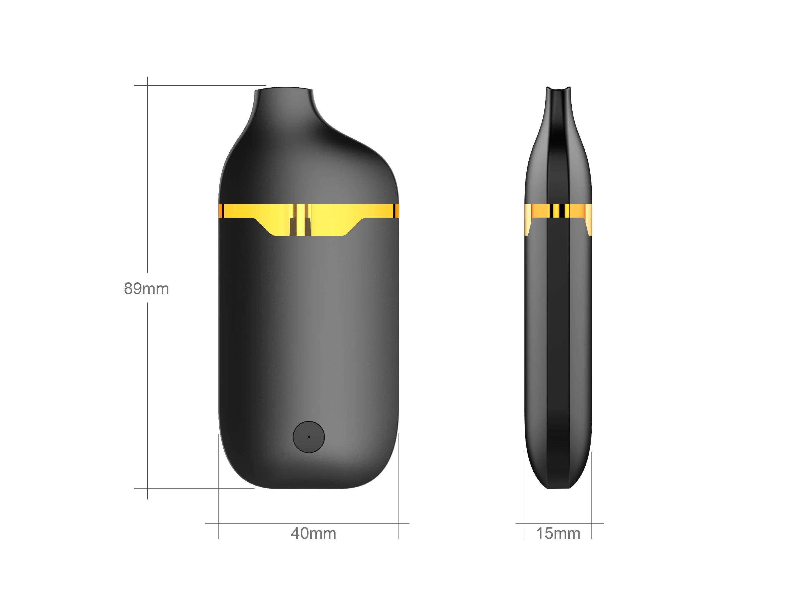 Pulverizador descartável DM-D064 bateria e-CIG de pulverizadores de cartucho de papel VIG 510 510 Pré-aquecimento de recarga de cartuchos indicador LED de 350 mAh de grande capacidade, 4 ml