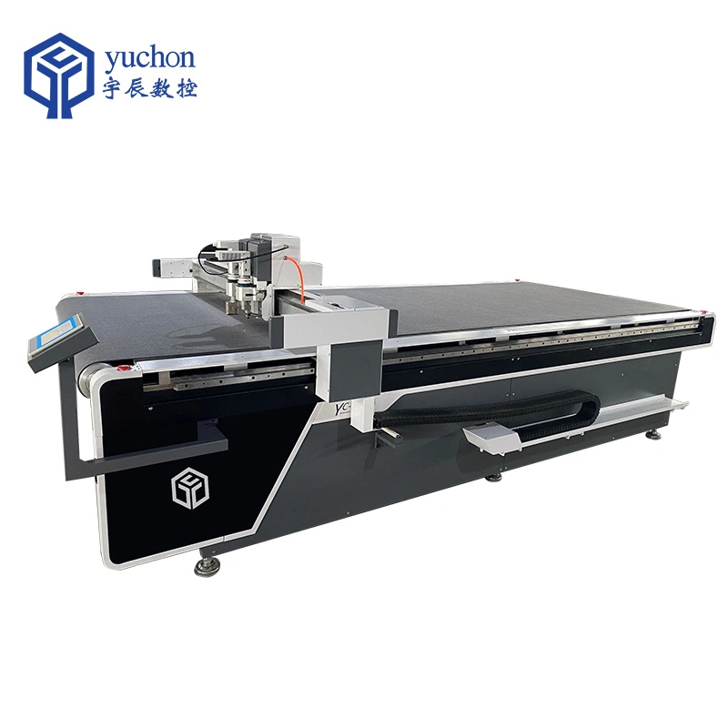 Automatic CNC Garment Apparel Pattern Round Knife Cutter Non-Woven Fabric Textile Cloth Fur/Canvas PVC Digital Oscillating Knife Cutting Machine Factory Prices