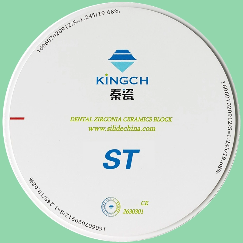3D haute de translucidité des blocs de céramique de zircone dentaire avec force 800-1200MPa pour les soins dentaires et les cliniques dentaires de la machine de fraisage