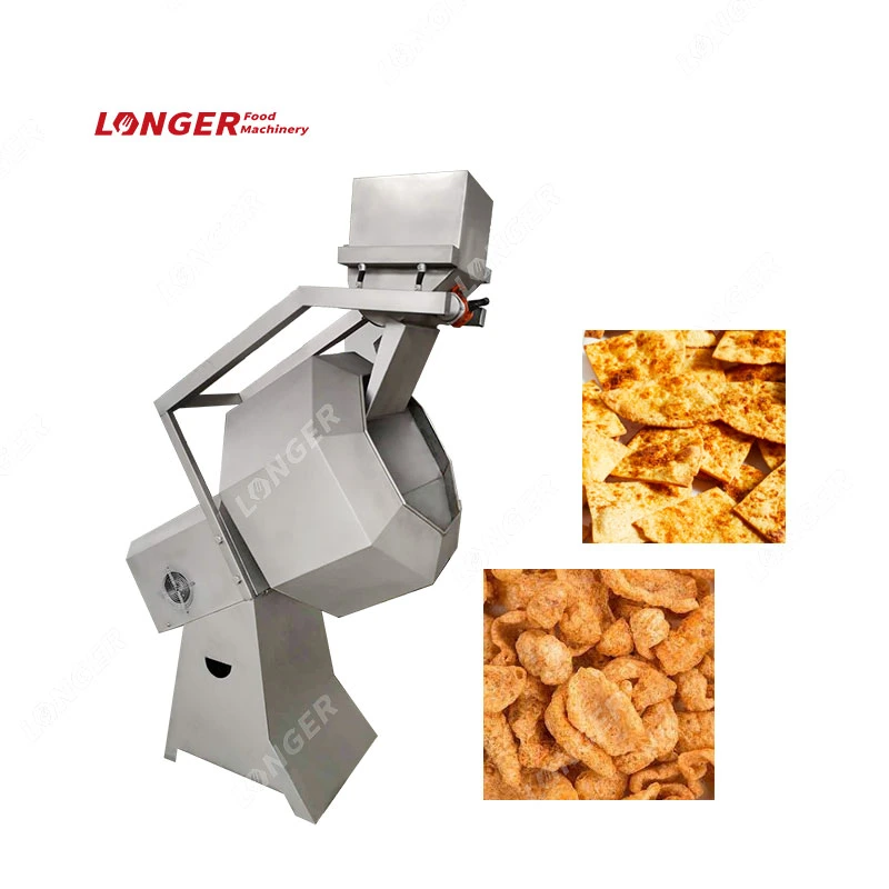 High Efficiency Chicken Skin Fish Finger Seasoning Faworki Pirozhki Flavoring Machine