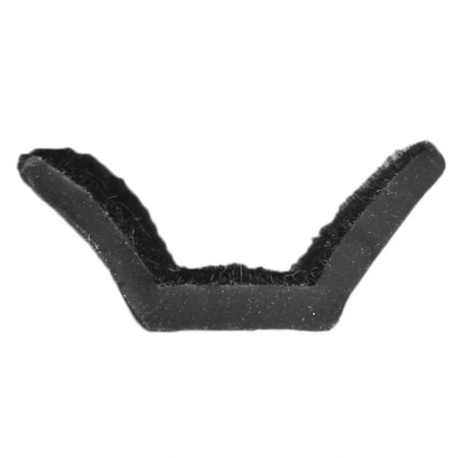 Weatherproof Auto Glass Run Channel Flocked Rubber Seal Strip