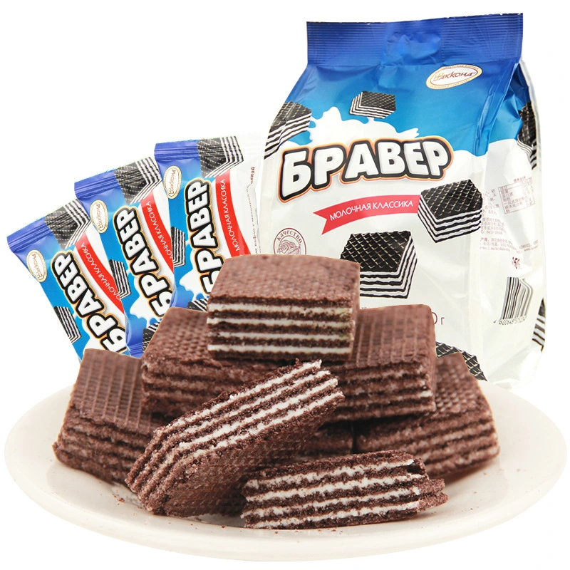 Chocolate Wafer Biscuits Supplier Ice Cream Chocolate Wafers Biscuits Manufacturers Sweet Cream Filled Sandwich Biscuits