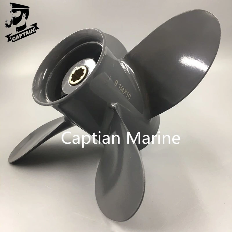 4 Blade 9 1/4X10 Honda Fishing Boat Engine Aluminum Propeller 8-20HP