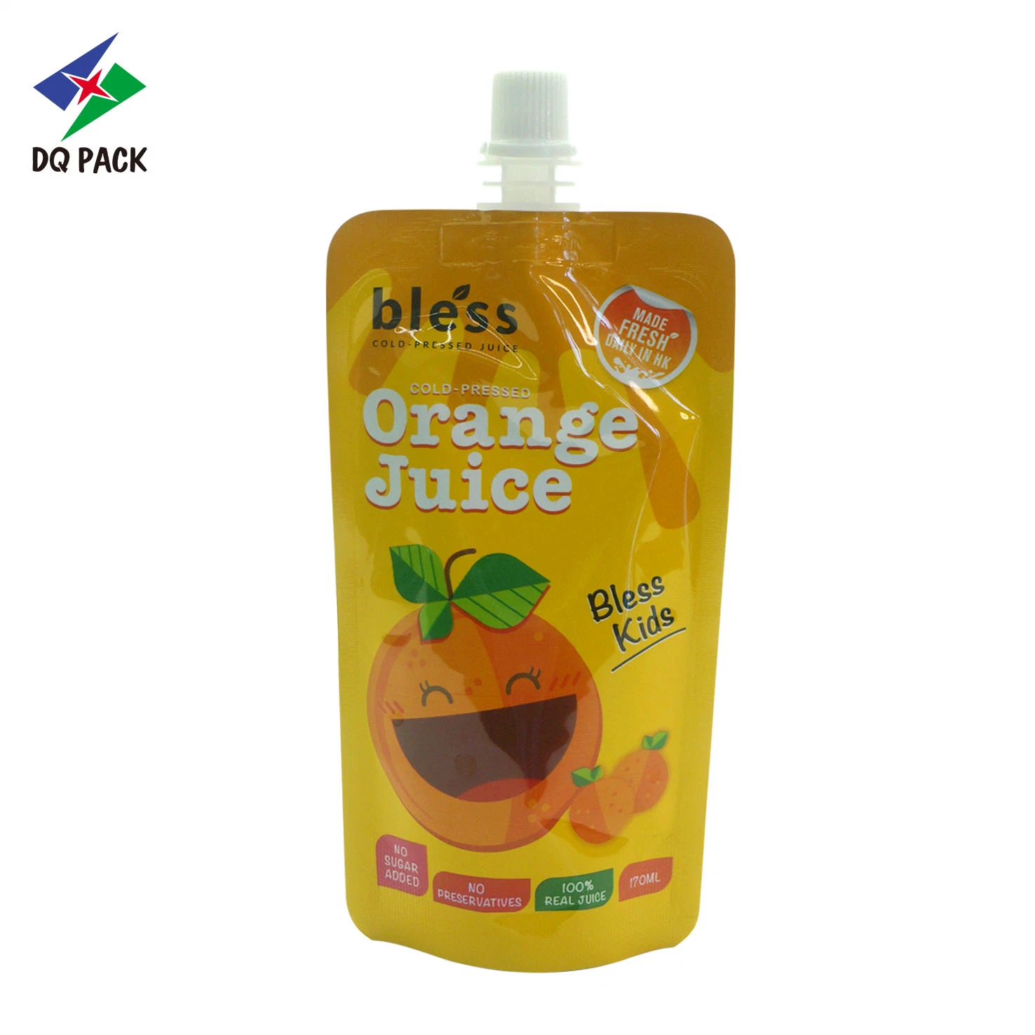 Dq Pack China jugo de naranja, pasta de frutas Standup Dpypack empaquetado de alimentos para bebés