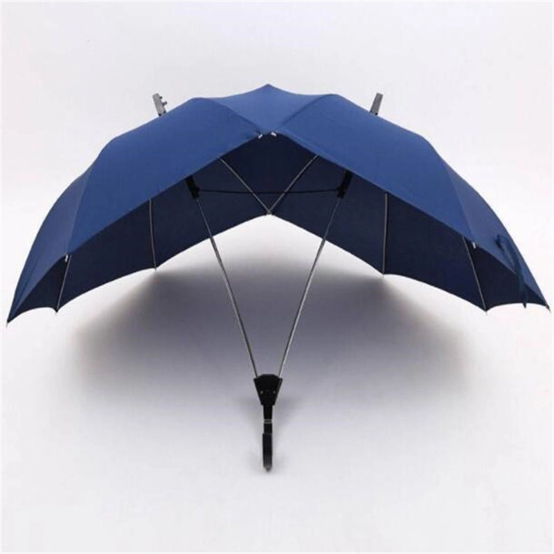 Parapluie Creative portable à deux arbres et deux trins pour couple de trover