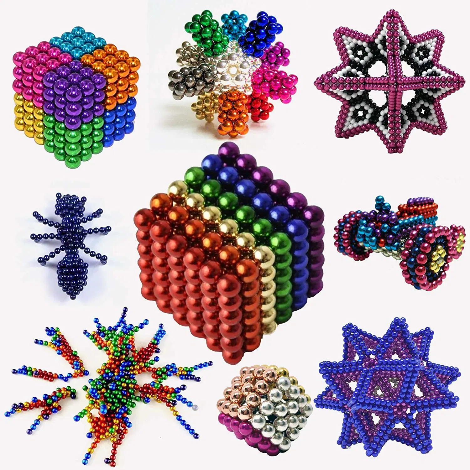 Colorful Magic Puzzle Neo Cube Magnet Balls 5mm Balls Magnetic