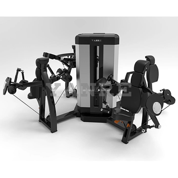 Commercial Combo Multi-Gym 4 Stations / 8 Functions Body Building Equipment