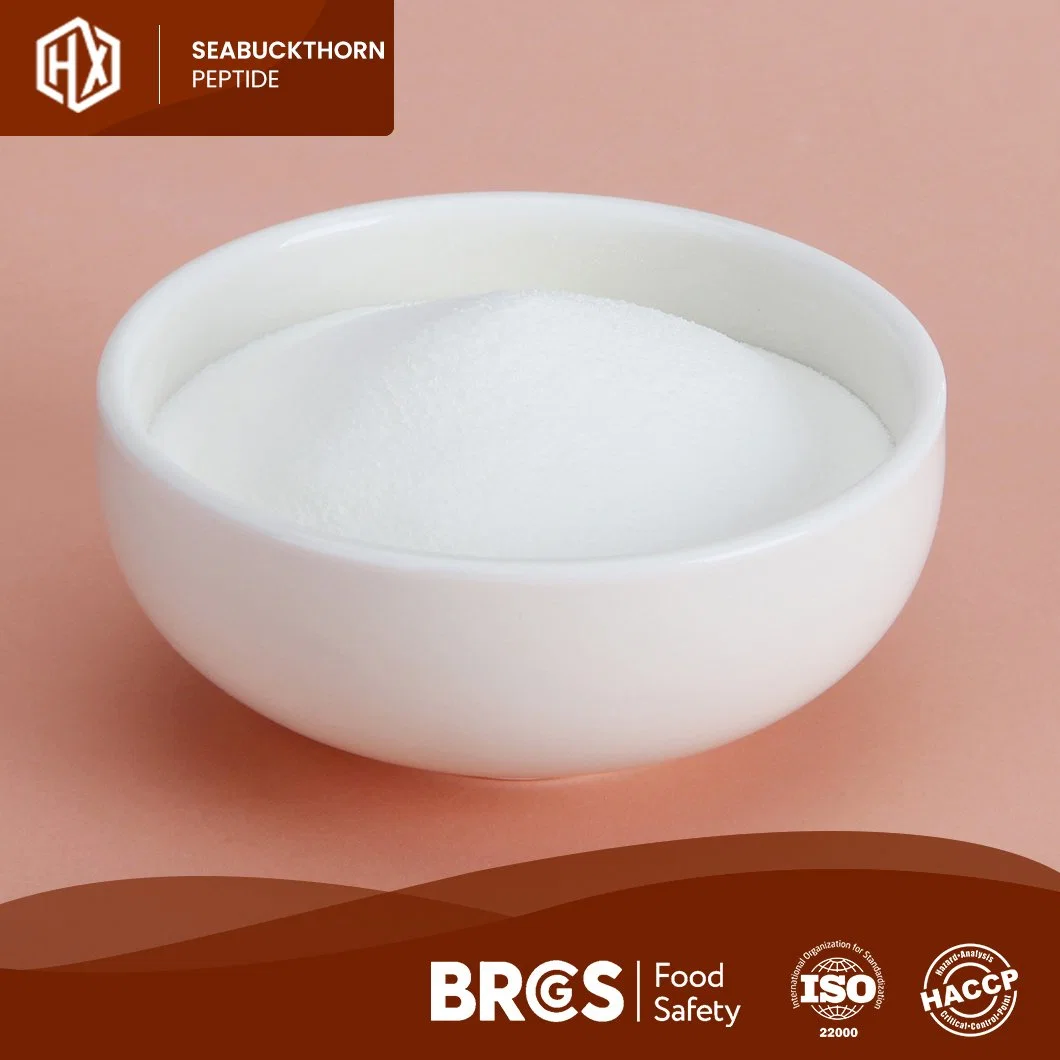 Haoxiang Wholesale/Supplier Supply Food Grade Lecithin Seabuckthorn Peptide 97% Lecithin Food Additives Bulk High Purity Seabuckthorn Peptide Powder in Anti-Fatigue