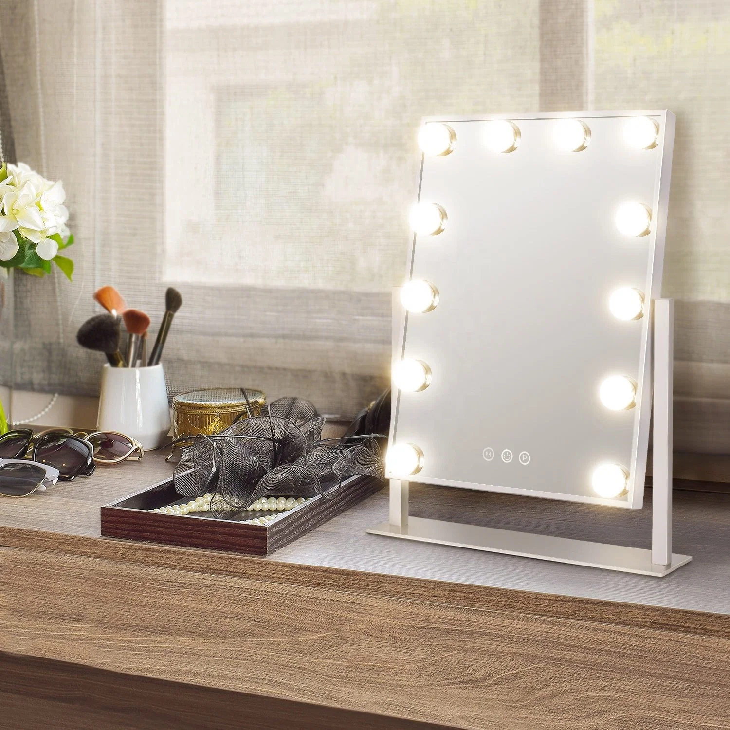 Hollywood Style 12 Bulbs LED Vanity Mirror Lights Kit