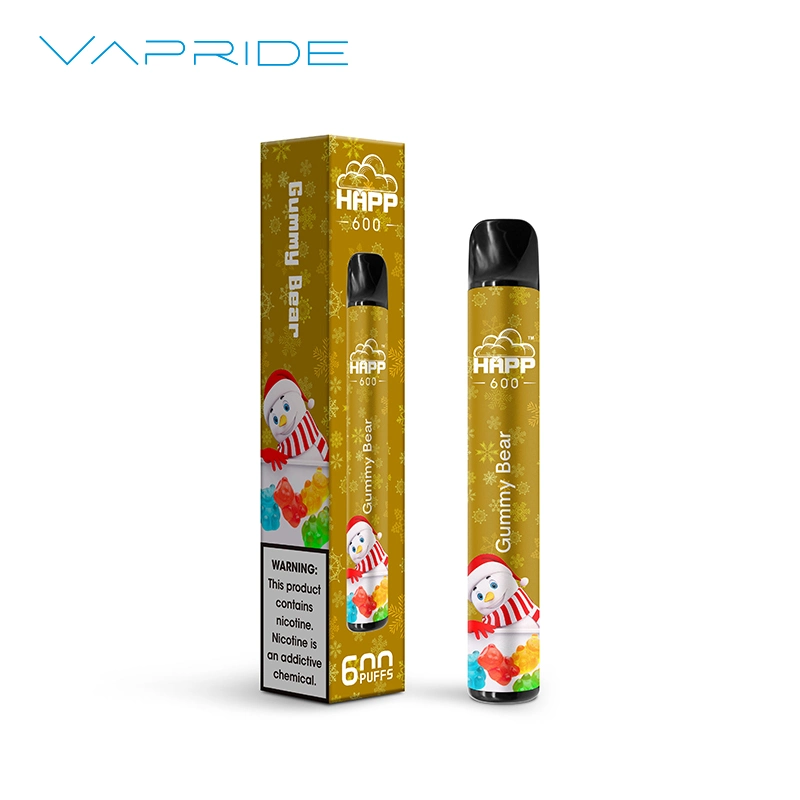 Best Wholesale Price Disposable E Cigarette Elf Happ 600 Puffs Vape