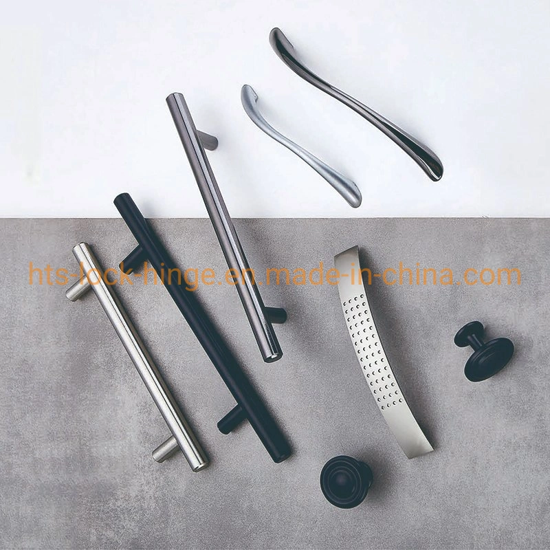 Chrome Cabinet Handle Furniture Pull Knob by Steel Zinc Aluminum Alloy or Stainless Steel Pull Handle