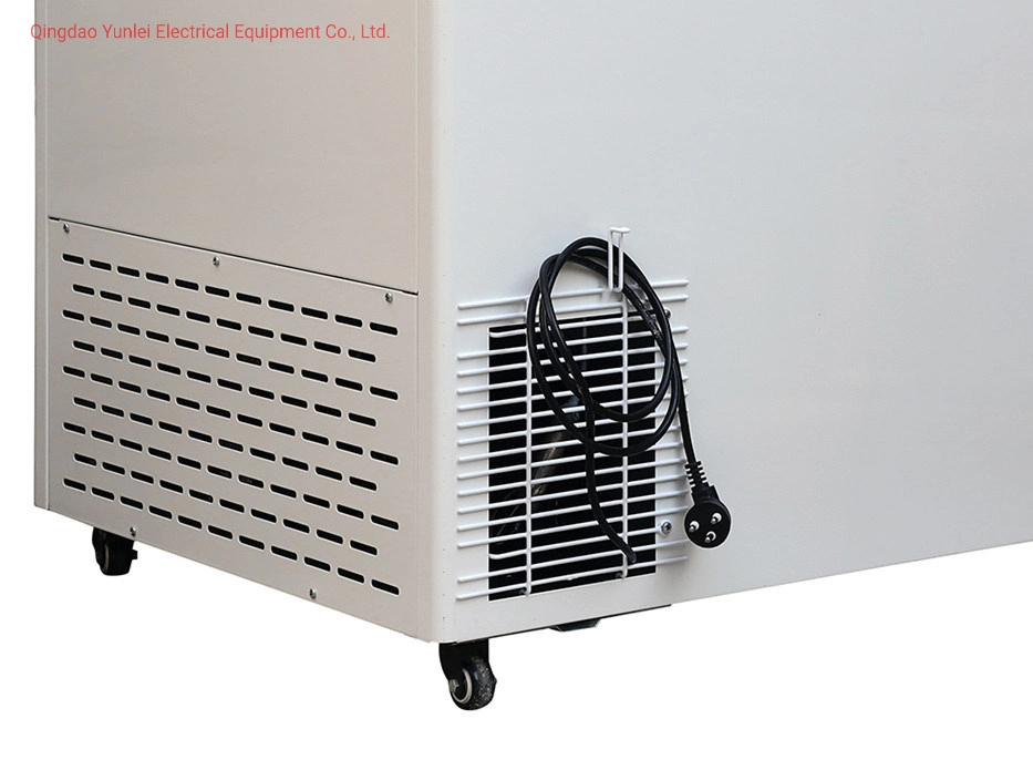 OEM SKD 64-300L12V/110V/220V Air-Cooled Controller Single Door Chest Freezer for Home