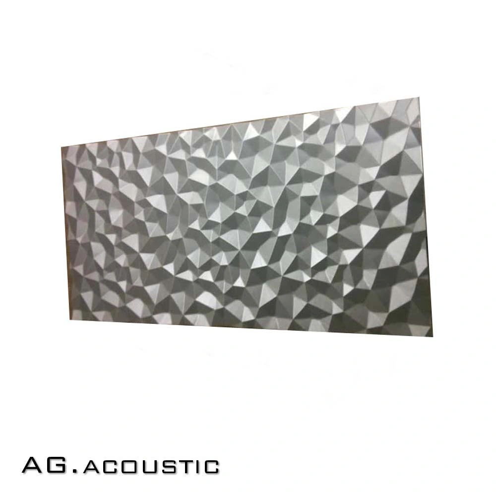 AG. Nouveau pop acoustique mur intérieur Decoration Material 3D onde MDF Panneau mural