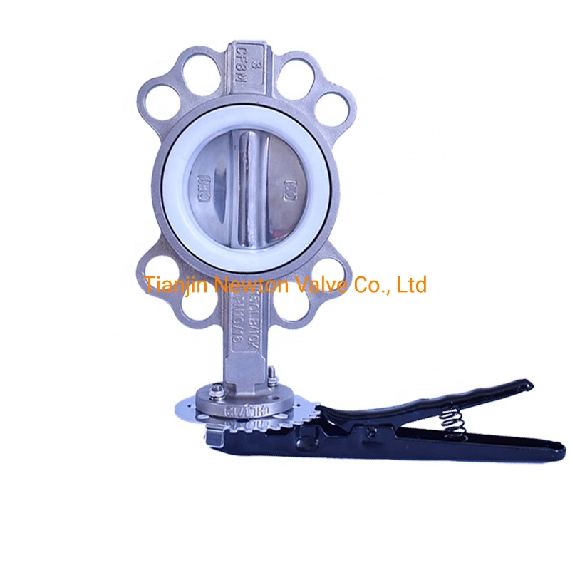 Normal Temperature (-40&deg; C< T< 120&deg; C) Soft Sealed Casting Ots/OEM Plywood Case or Carton Solenoid PTFE Valve Stainless Steel Wafer Type Butterfly Valve