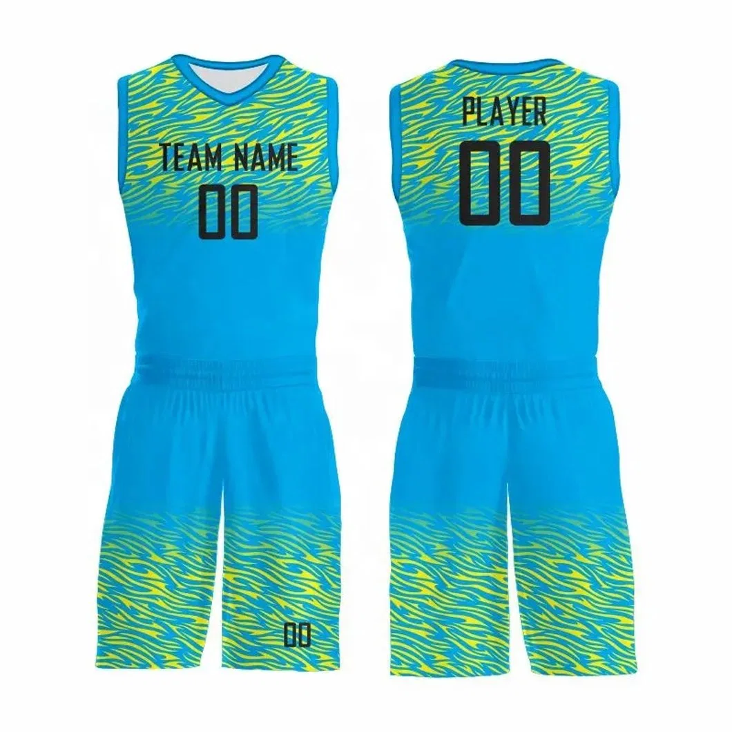 High quality/High cost performance  Custom with Logo Sublimation Sports Wear Clothes Basketball Uniform Men Jersey