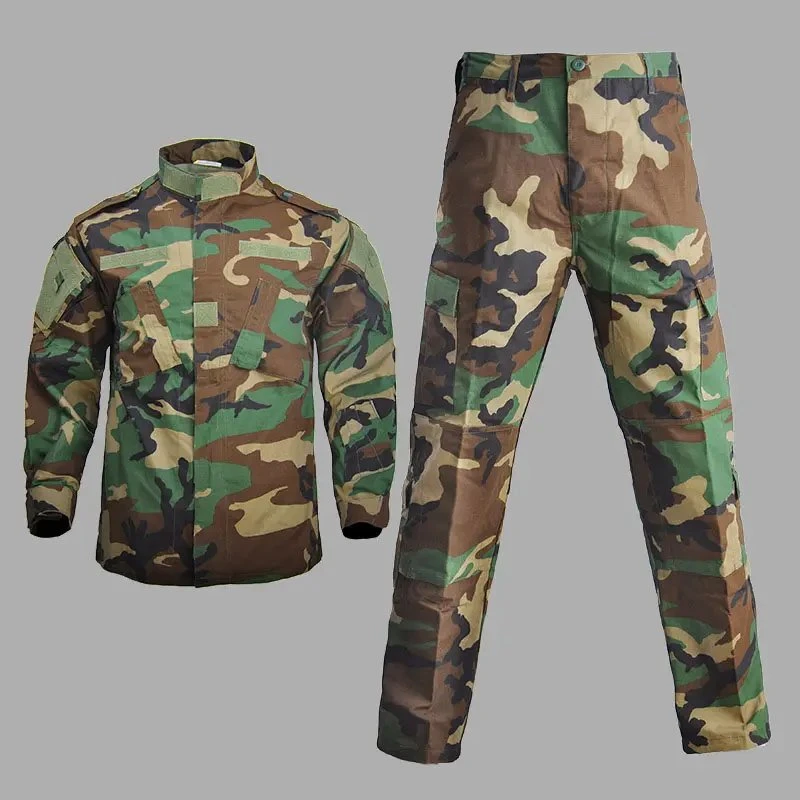 Men Uniform Tactical Pants Camouflage Hunting Combat Jacket Suit Tactical Uniform