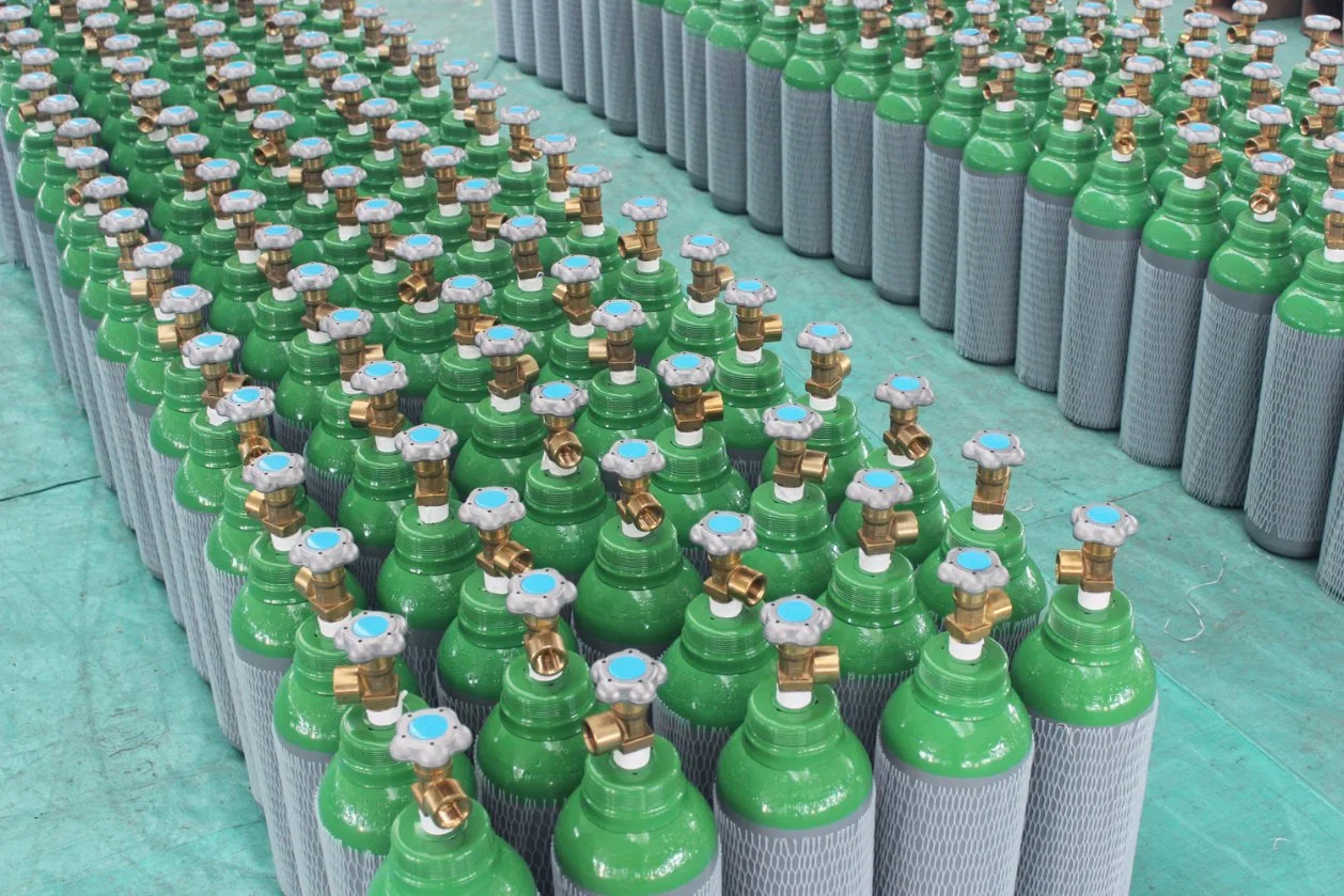 High Pressure Steel Gas Cylinder Oxygen CO2 Nitrogen Argon Gas Tank Gas Cylinder