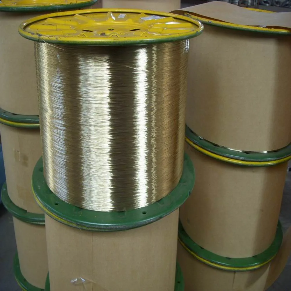 0.30mm 0.28mm 0.25mm Brass Coated Copper Plated Steel Wire