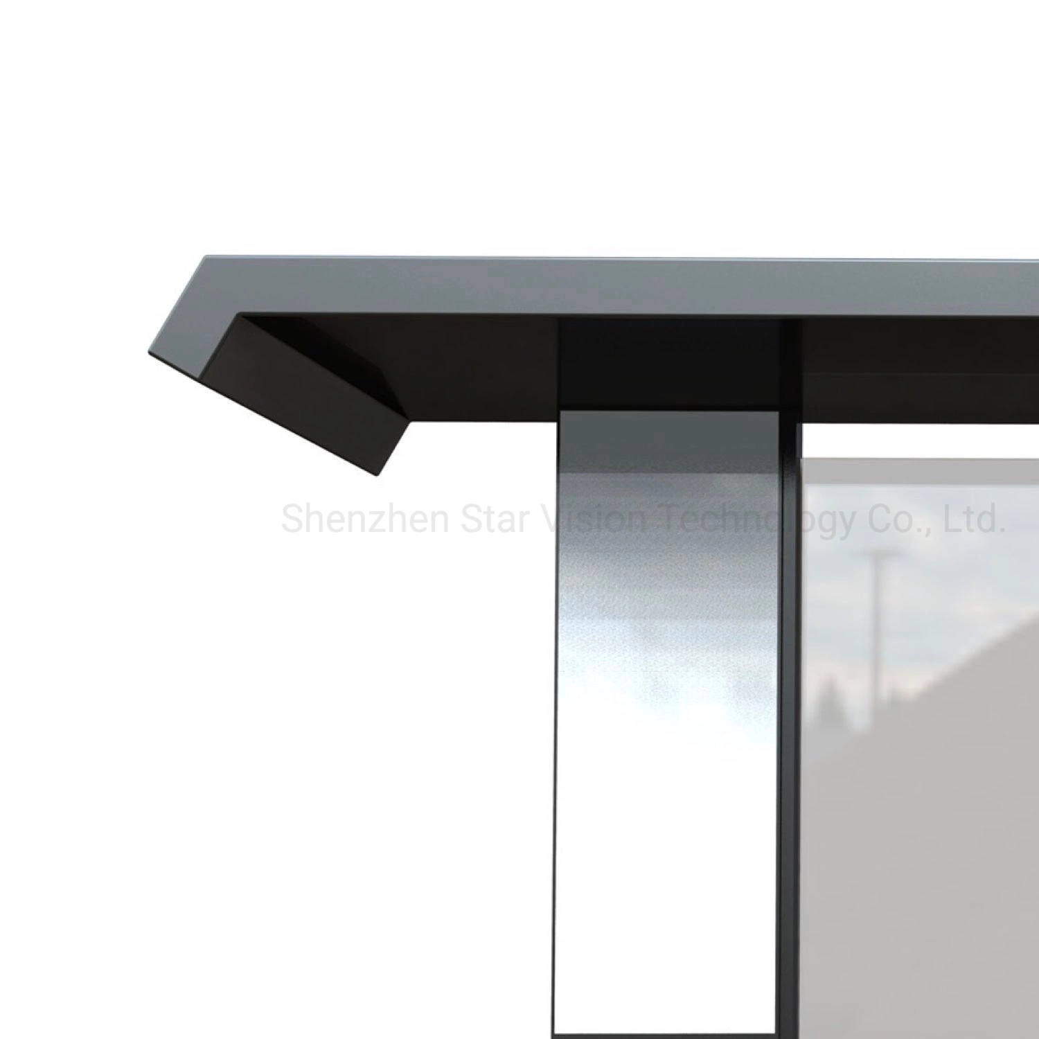 CE Approval Ooh Bus Stop with Waiting Chair and City Light Box