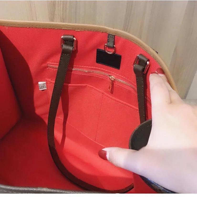 La calidad de la mujer de marca Bolsa Designertop Luxurys Flores cajas de diseño de bolsos de cuero auténtico de gran tamaño cuentan con caja y soporte de bufandas de seda