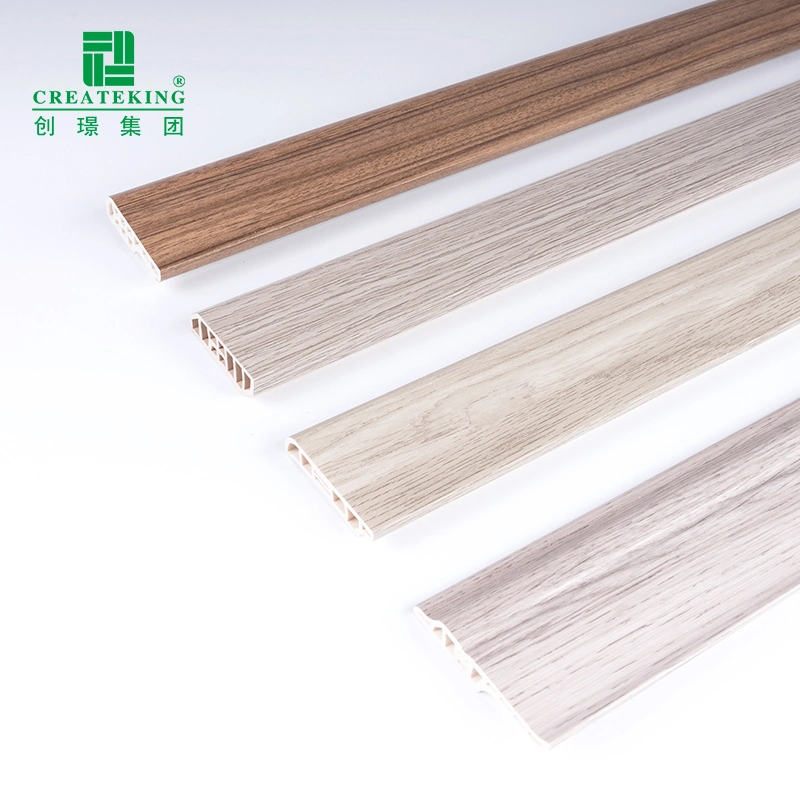 China Manufacturer Waterproof 100PCS Per Box Plastic Skirting Flooring Accessories