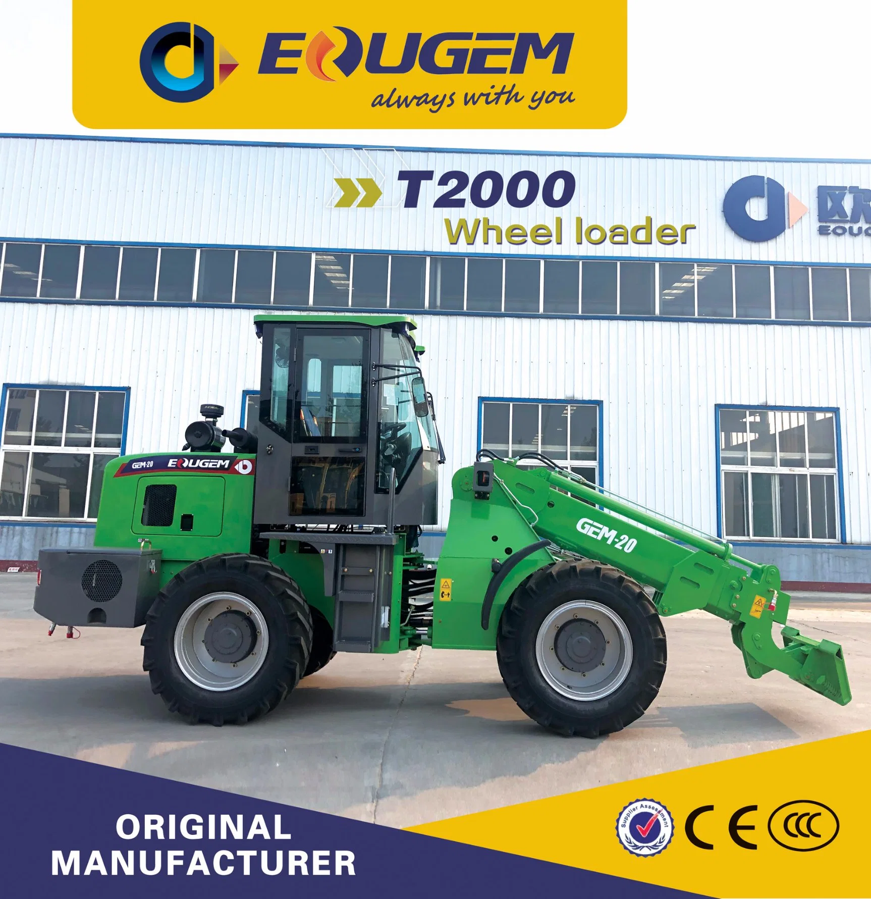 T2000 High Quality 2 Ton Telescopic Boom Loader Hot Sale All Over The World