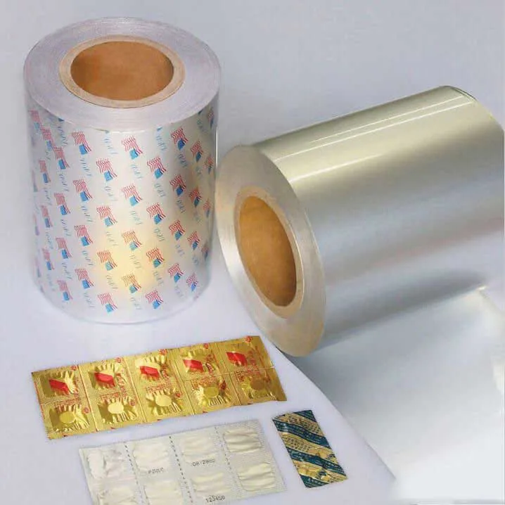 Customer Logo Printed Blister Pharmaceutical Aluminum Foil for Medical Use